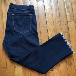 JBrand Cropped Mid Rise Jean Ink 31"